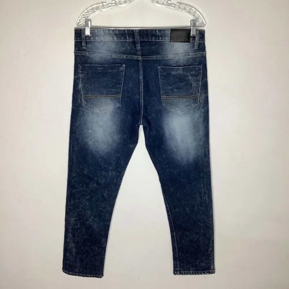 Southpole Mens Skinny‎ Jeans Blue Size 34 x 30 (Actual 34 x 29)